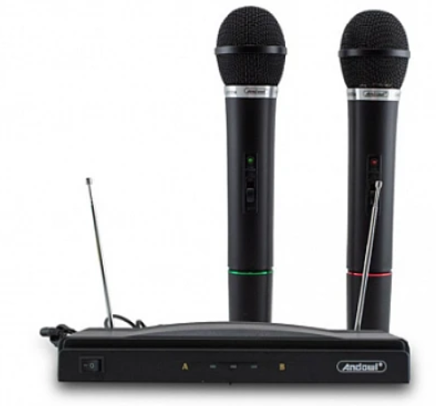 Set 2 microfoane wireless karaoke MIC590