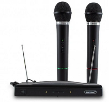 Set 2 microfoane wireless karaoke MIC590