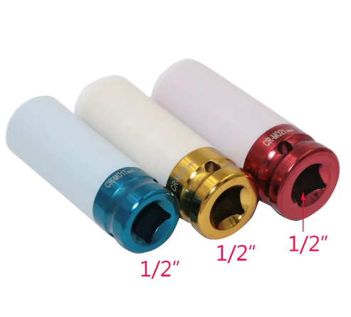 Set 3 chei tubulare impact, profil hexagonal, 17, 19, 21 mm, crom molibden