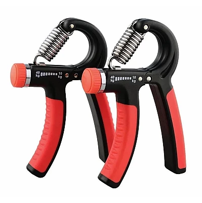 SET 2 BUC Maner pentru exercitii cu arc reglabil 10 kg -60 kg pentru reabilitarea degetelor