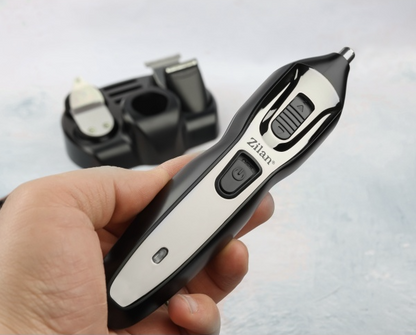 Aparat tuns facial si corporal 5in1, Zilan ZLN-3857, Acumulator reincarcabil + Stand de sustinere si incarcare