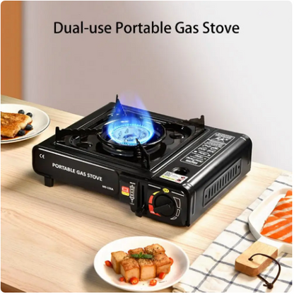Aragaz Camping Portabil cu dubla alimentare butelie spray sau gaz