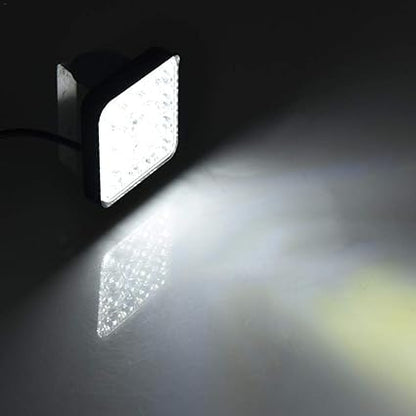 Set 2 Proiector PATRAT 16 led 12v-24v 48w lumina alba 6000k Slim