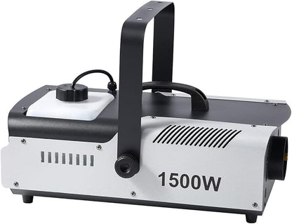 Aparat profesional pentru fum, cu 6 LED-uri RGB, cu telecomanda sau actionare manuala