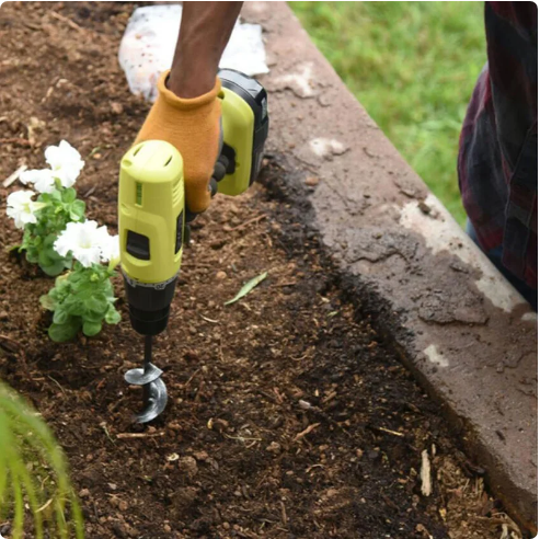 Burghiu pamant 6x22cm pentru bormasina si rotopercutor