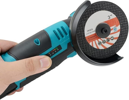 Polizor unghiular electric portabil cu 1acumulator Li Ion 12V