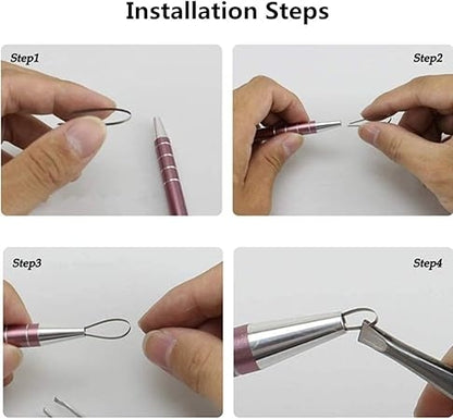 Stylus stilou profesional pentru gravare tunsoare par, sprancene