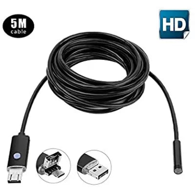Endoscop Android 10 METRI Camera Waterproof Universala Slim pentru Inspectie Auto conectare MicroUsb