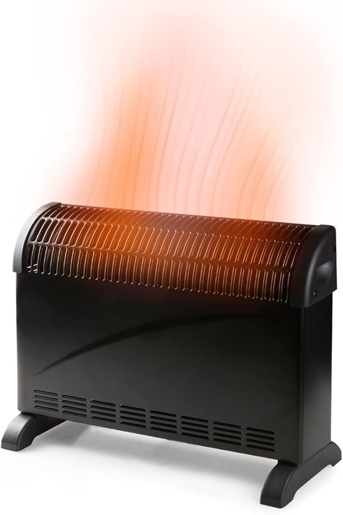 Convector electric TURBO ZLN6850, putere 2000W, 3 trepte de putere, termostat reglabil