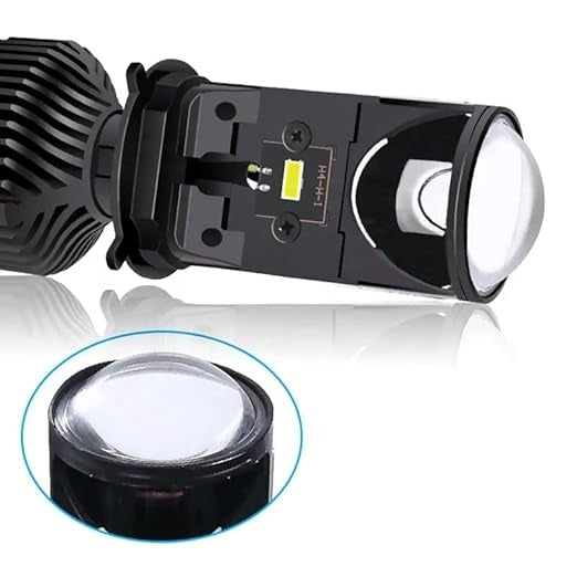Set 2 Lampi H4 Led Y6 cu doua faze putere 90W temperatura 5500K