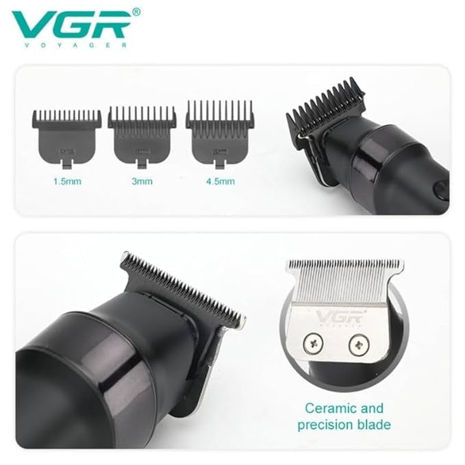 Aparat de tuns profesional VGR V 987 reincarcabil negru