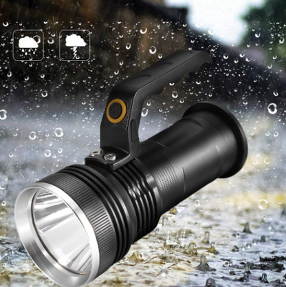 Lanterna pentru mana, incarcare la priza si auto, 20 W, 800 lumeni