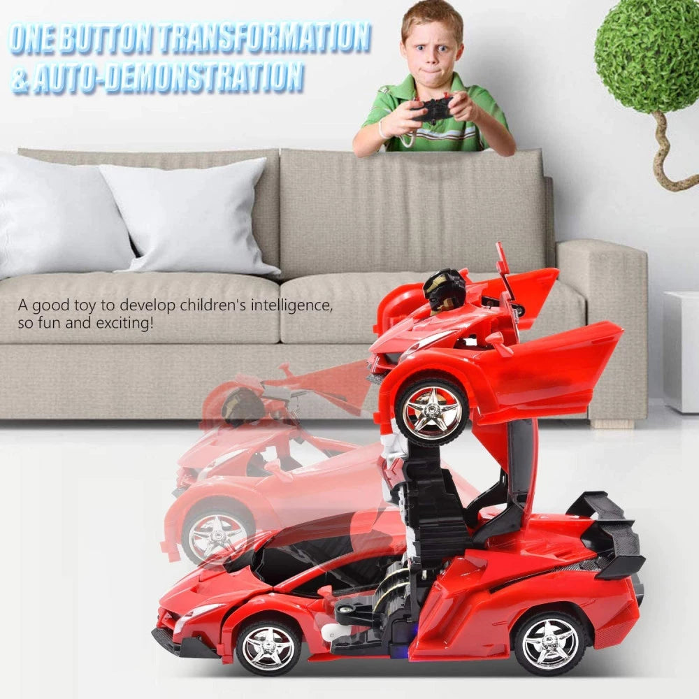 MASINA TRANSFORMER CU TELECOMANDA SE TRANSFORMA IN ROBOT PRIME 1
