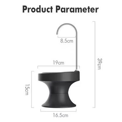 Dispenser automat pentru apa cu suport pentru pahar