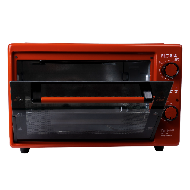 Cuptor electric Floria-2898, capacitate 38 Litri, Putere 1500W, Gratar, Tava inclusa