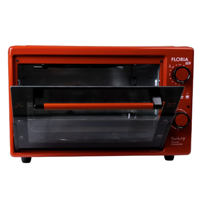 Cuptor electric Floria-2898, capacitate 38 Litri, Putere 1500W, Gratar, Tava inclusa