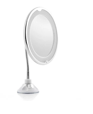 Oglinda Led Machiaj Flexibila cu Ventuza Marire 10x si Iluminare Q TL113