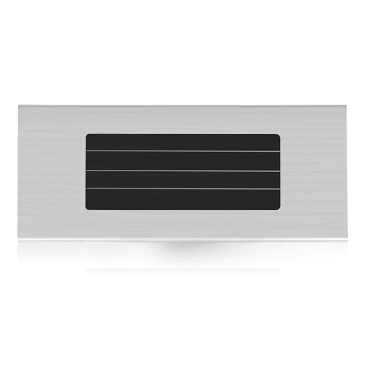 NUMAR DE CASA DIN INOX, CU ILUMINARE LED SI ALIMENTARE SOLARA