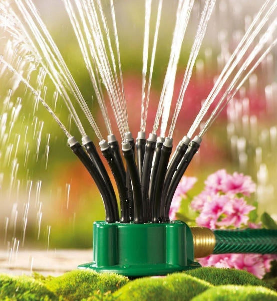 ASPERSOR MULTIFUNCTIONAL, FURTUNURI FLEXIBILE, TIP SPRINKLER, 360 GRADE