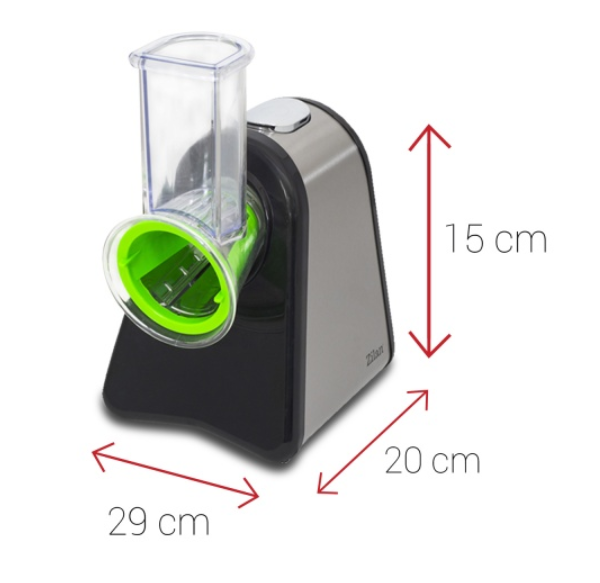 Razatoare si Feliator Zilan Fresh Putere 200W, 4 accesorii, Inox
