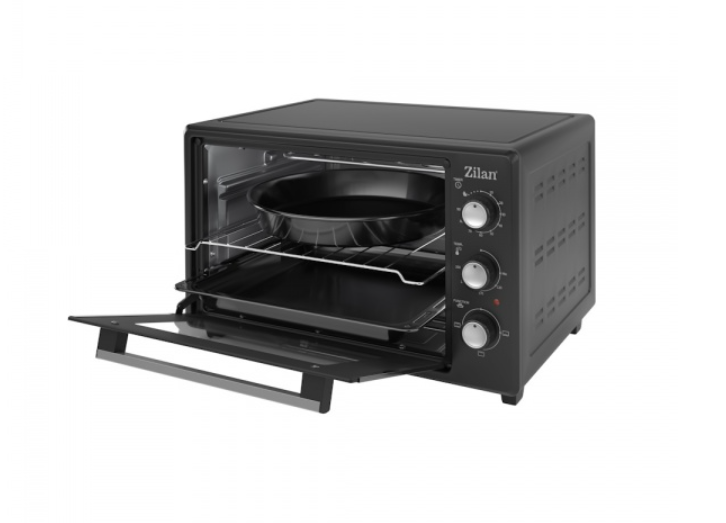 Cuptor electric Zilan ZLN8887 Negru, capacitate 35 litri, temperatura reglabila, putere 1800W
