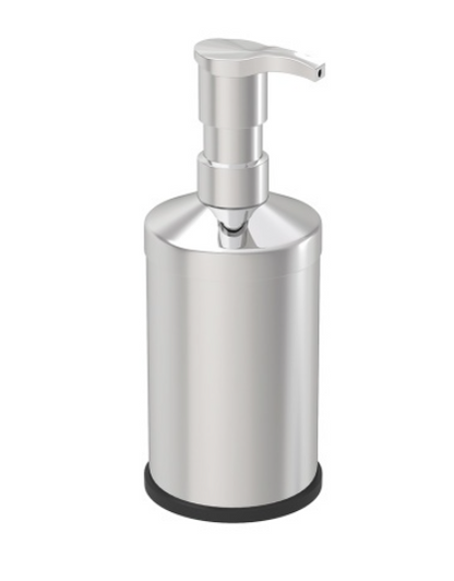 Set de baie Zilan ZLN4605 4 in 1 din inox cu cos menajer de 3 litri, perie WC, suport sapun lichid, suport periute de dinti
