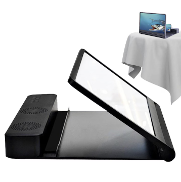 Lupa magnifiere ecran pentru telefon sau tableta cu amplificator audio si bluetooth cu difuzor incorporat
