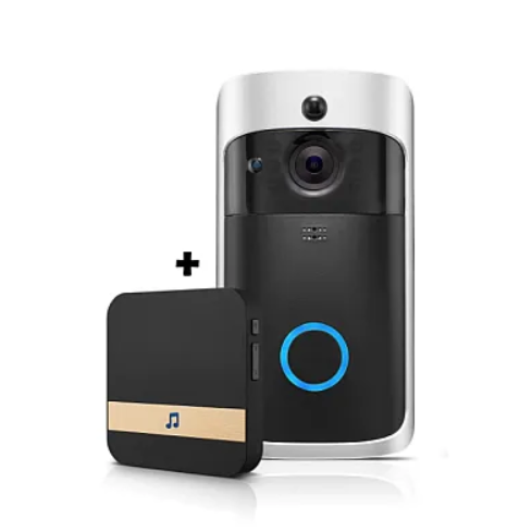 Video interfon wireless cu sonerie inclusa