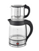 Set fierbator electric plus ceainic Zilan ZLN4858 Argintiu, putere 2200W, capacitate 1.8L si 0.8L