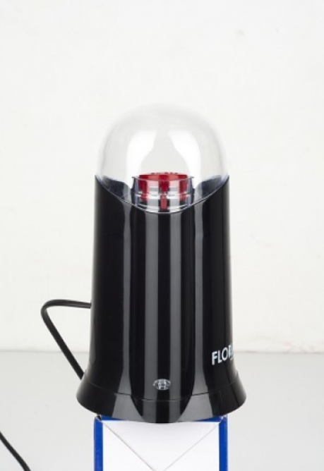 Rasnita Electrica Floria ZLN-3087 Negru, Putere 200W, Capacitate 60 gr, Cuva otel inoxidabil