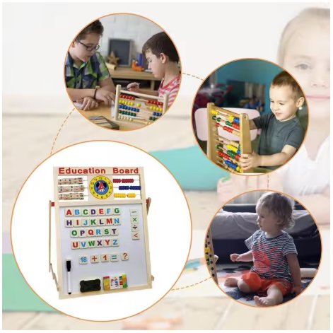 Tabla educativa magnetica pentru copii (40x40)