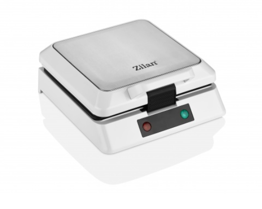 Sandwich Maker XL Zilan ZLN4728 Argintiu, plita grill, indicator luminos, sistem de inchidere, putere 1200W