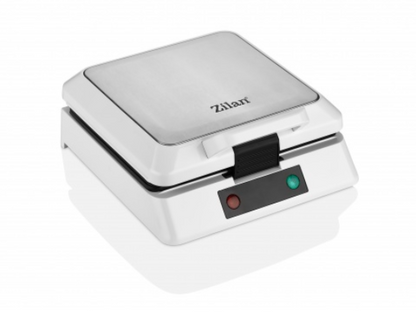 Sandwich Maker XL Zilan ZLN4728 Argintiu, plita grill, indicator luminos, sistem de inchidere, putere 1200W