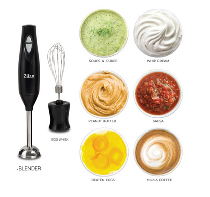 Blender ZILAN ZLN-8259 cu maruntitor 4in1, 300W