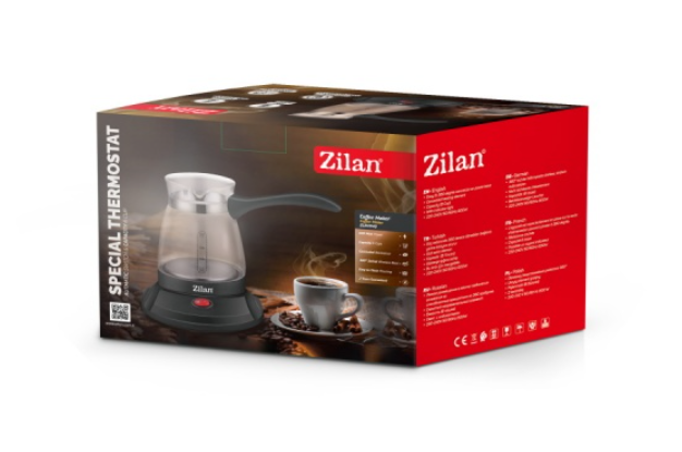 Ibric electric Zilan ZLN4940 Transparent, putere 600W, capacitate 6 cesti, detasabil de baza