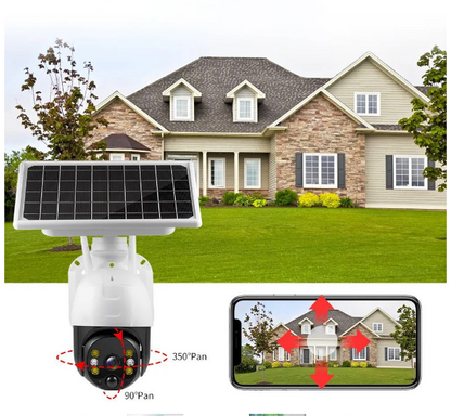 CAMERA DE SUPRAVEGHERE, WIRELESS, CU PANOU SOLAR, 1080P, WIFI, INFRAROSU