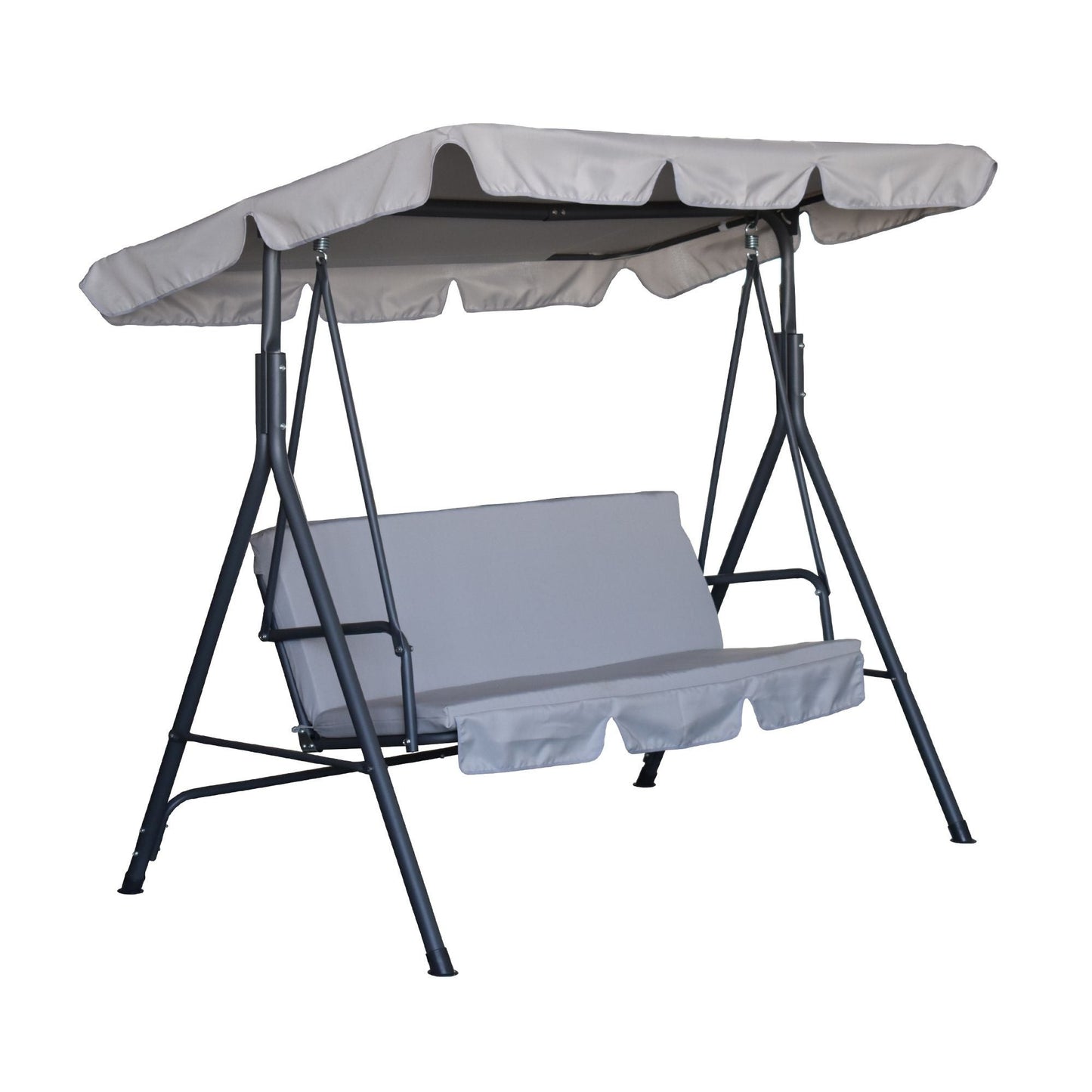 Balansoar tip leagan pentru gradina din otel, 170 x 112 x 151 cm