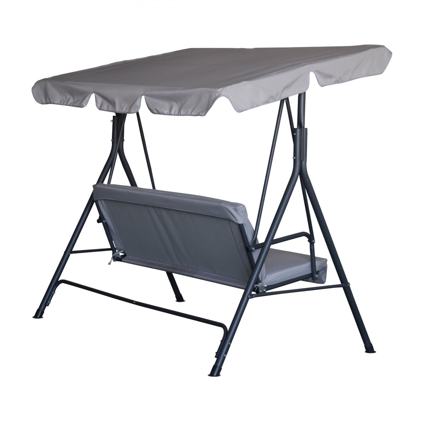 Balansoar tip leagan pentru gradina din otel, 170 x 112 x 151 cm