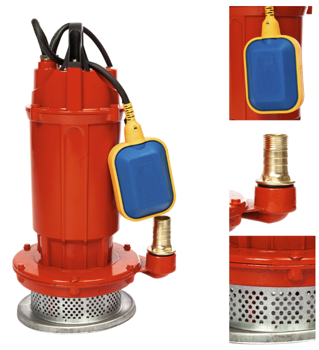 Pompa apa submersibila, QDX1.5-32, corp fonta, cu plutitor, 750 W, adancime absorbtie 32 m, Inaltime refulare 32 m, 10000 l/h, 1 Tol