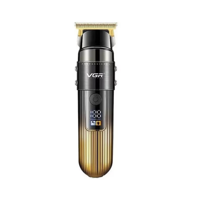 Aparat de Tuns Fara Fir, V-929, 5W, 3 Distantiere, Lame din Otel, Afisaj LED, Negru-Auriu