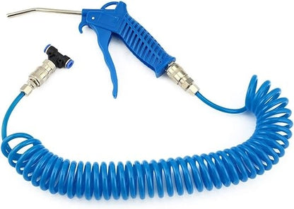 Set pistol de suflat cu furtun de aer comprimat, 1/4, 10.1 Bar