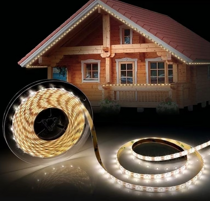 Banda led solara RGB cu panou solar si 5 moduri de iluminat