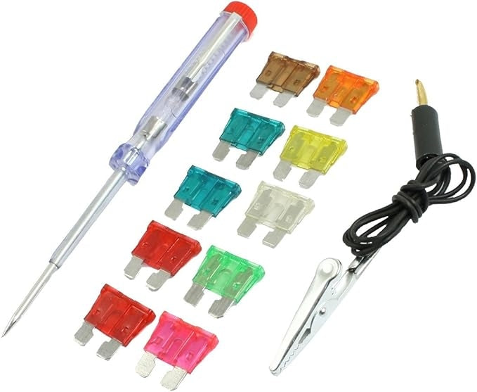 Lampa de control pentru auto 6V-12V-24V si 10 sigurante