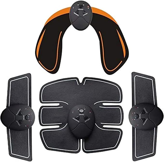 Kit fitness electrostimulare musculara si tonifiere 5 dispozitive
