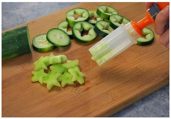Aparat pentru creat decoratiuni din fructe, legume, paine