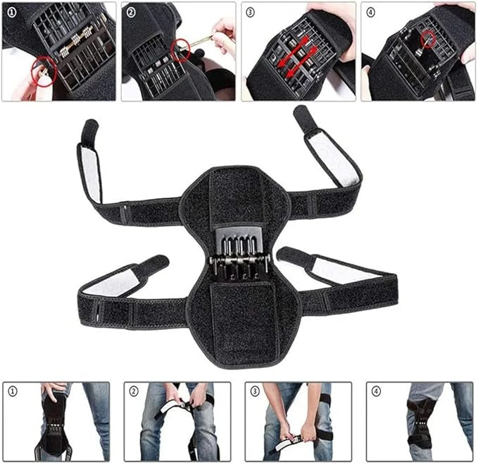 Set genunchiere stabilizatoare cu arcuri
