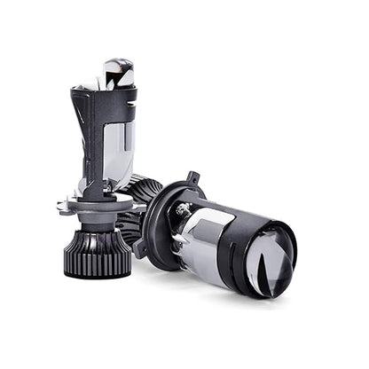 Set 2 Becuri Auto H4 A7 Canbus 2 Faze 30000lm/Set temperatura 6000K