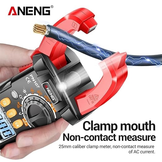 Clampermetru Cleste ampermetric digital pentru masurare tensiune intensitate rezistenta diode si continuite in circuit