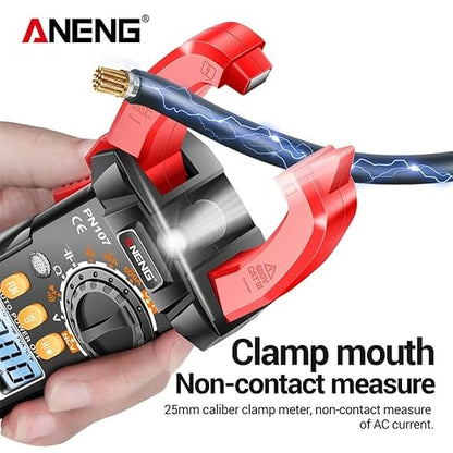 Clampermetru Cleste ampermetric digital pentru masurare tensiune intensitate rezistenta diode si continuite in circuit