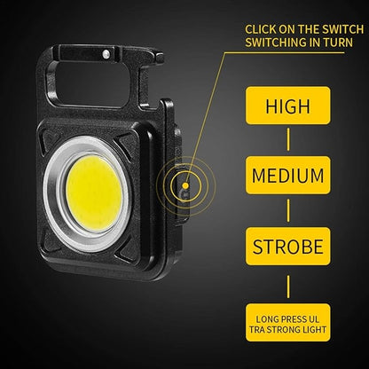 Mini lanterna breloc Q D912 pentru multiple utilizari